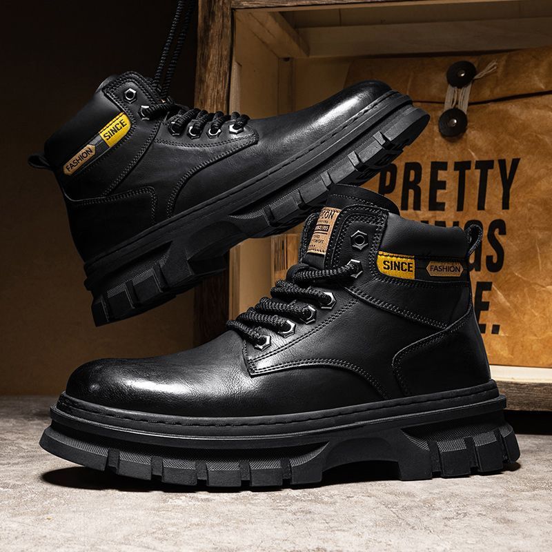 Martin Boots Men Trendy High Top British Working Wear 🇨🇳