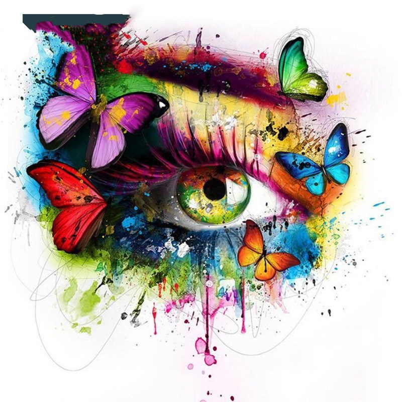 DIY Diamond Painting Painted Eyes Beautiful Art 🇨🇳