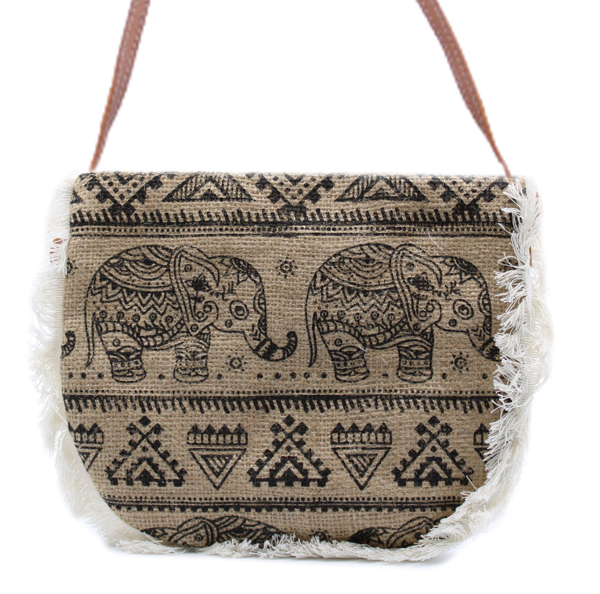 Fab Fringe Bag - Elephant Print 🇬🇧