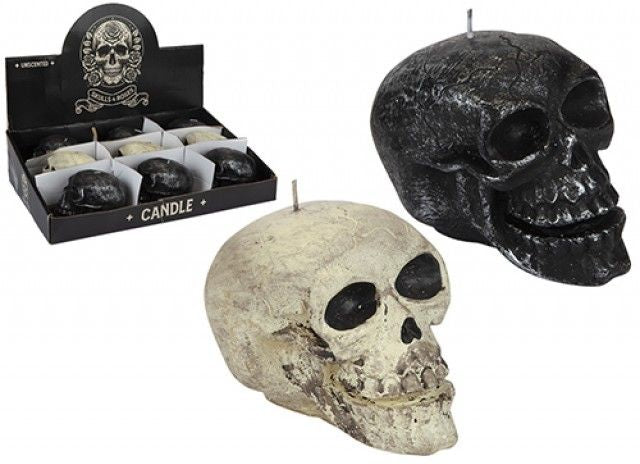 Black Skull Head Candle (10cm) π¬π§