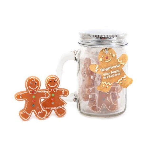 10 Gingerbread Wax Melts in Mason Jar 🇬🇧
