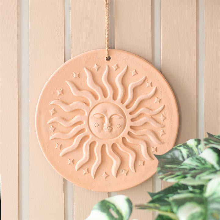Terracotta Sun Plaque 🇬🇧