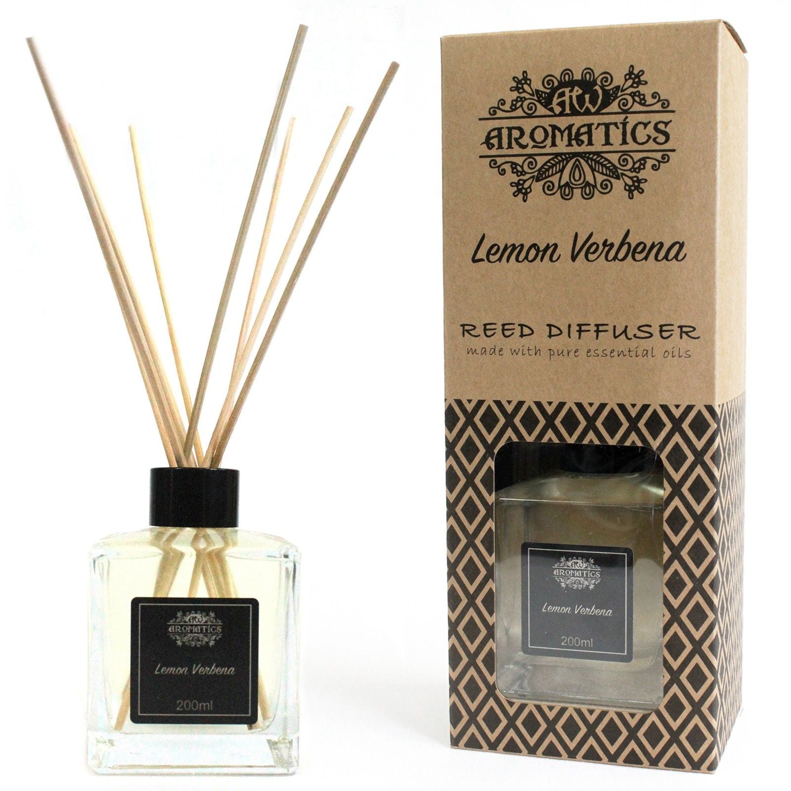 200ml Lemon Verbena Essential Oil Reed Diffuser π¬π§