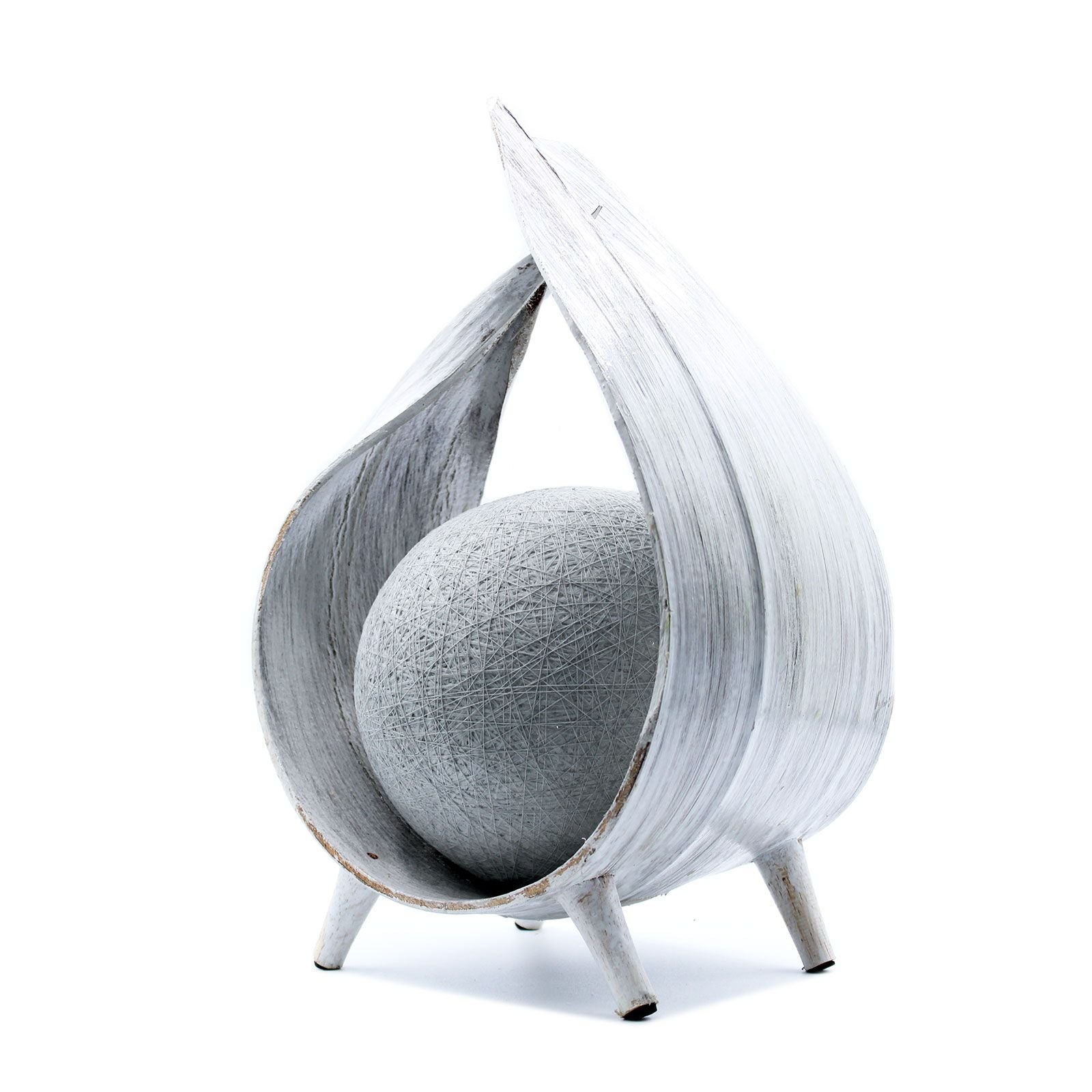 Natural Coconut Lamp - Whitewash Wrapover π¬π§