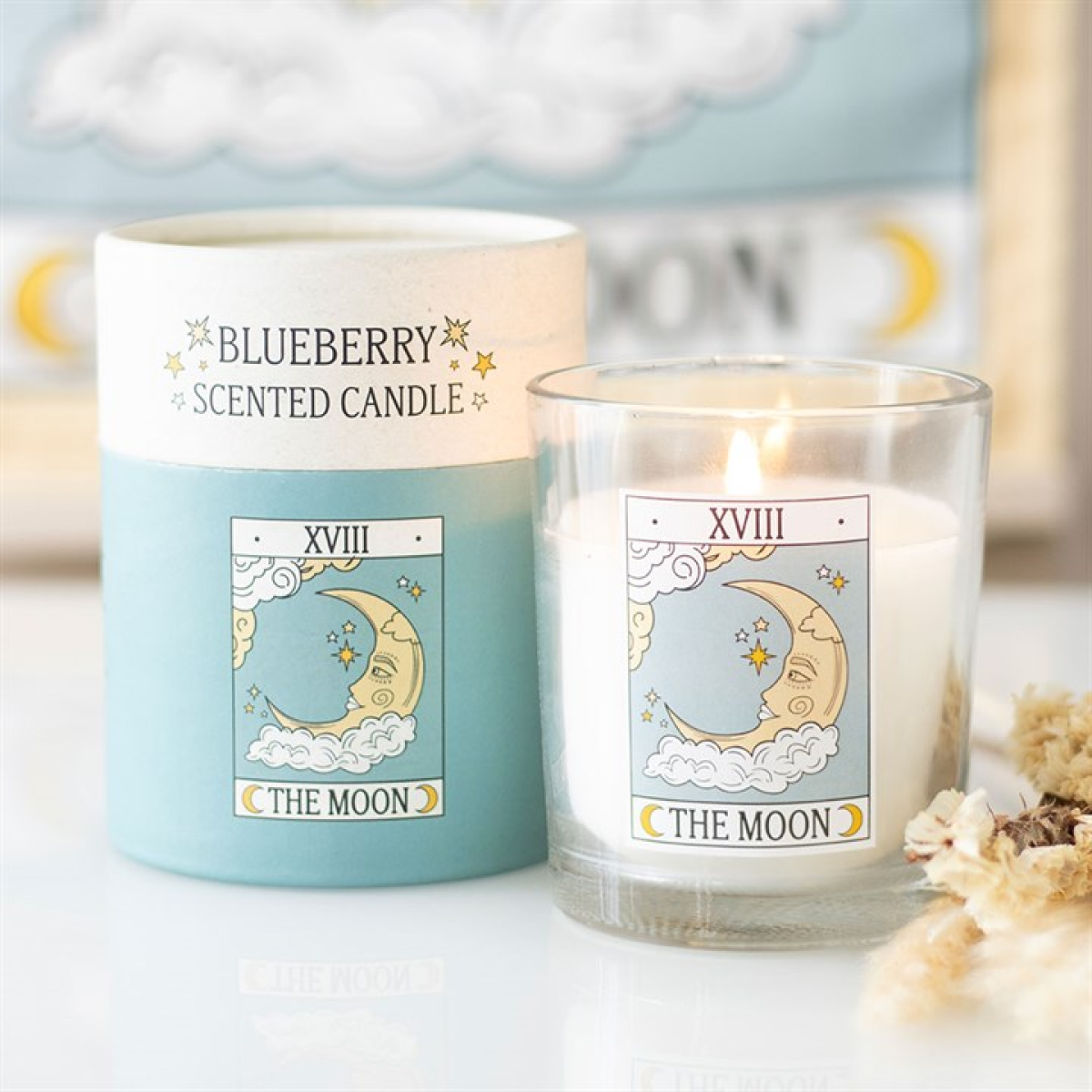 The Moon Vintage Tarot Vanilla Candle 🇬🇧