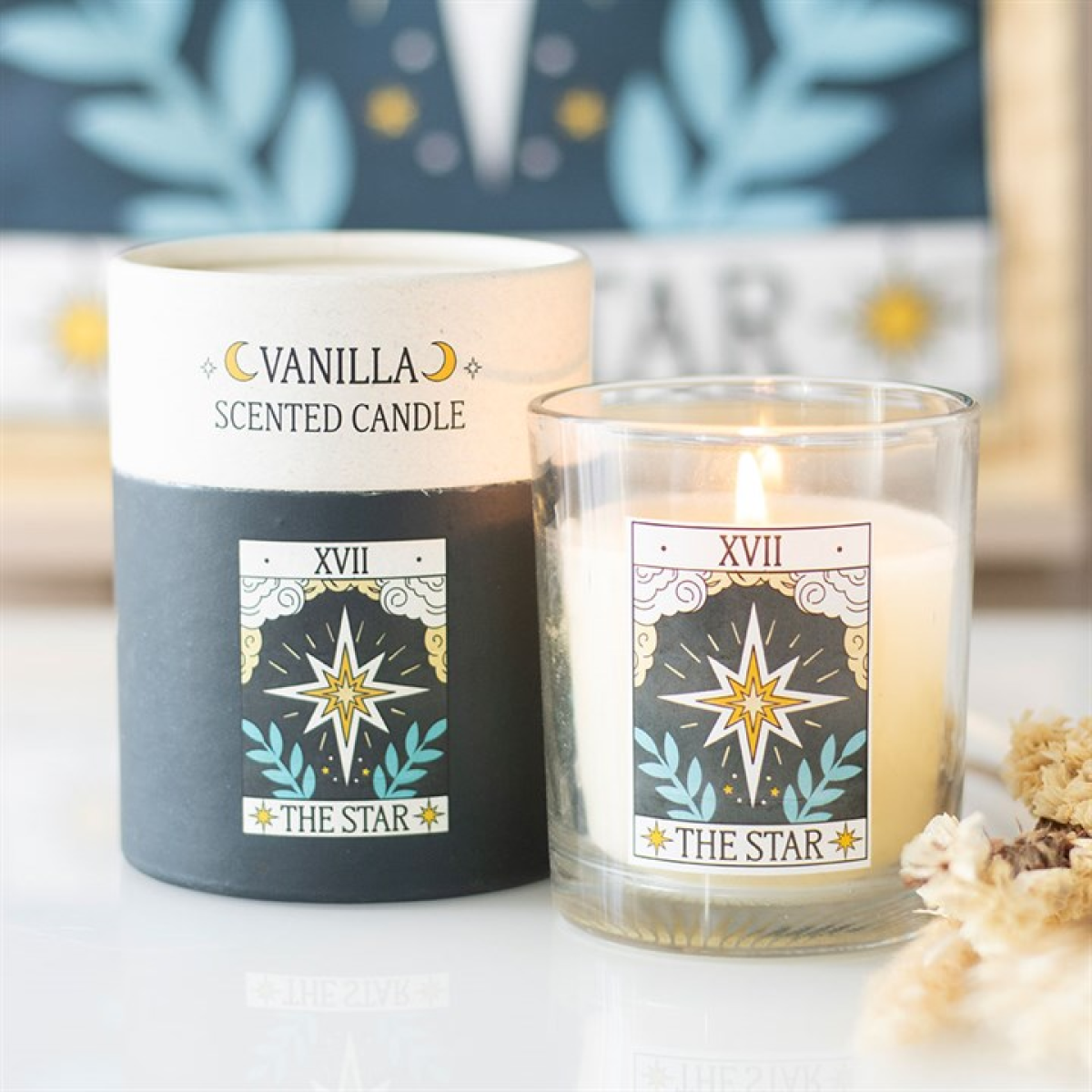The Star Vintage Tarot Blueberry Candle 🇬🇧