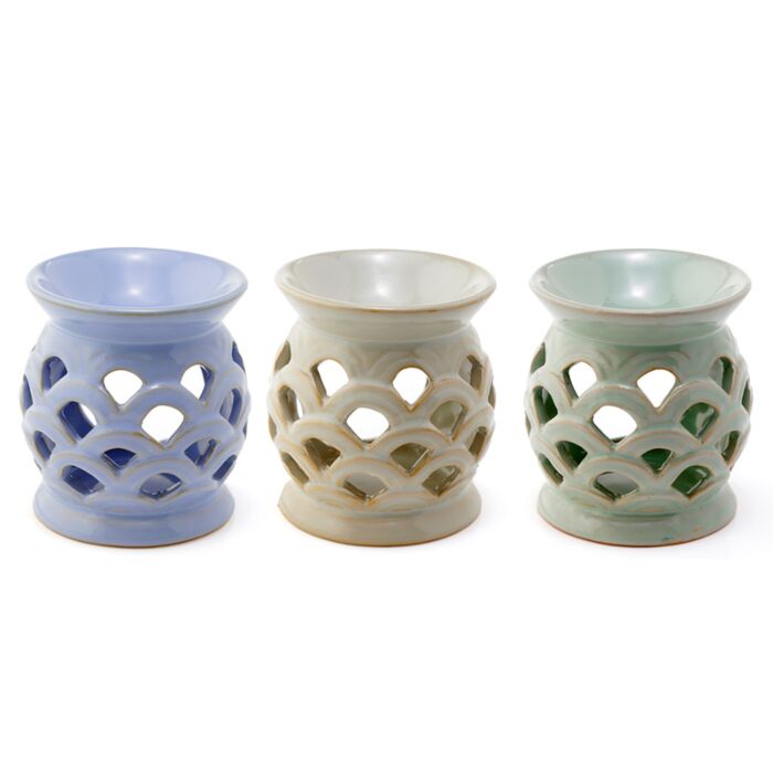 Eden Scallop Cut out Ceramic Oil Burner 🇬🇧