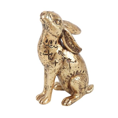 13cm Resin Midnight Hare Ornament 🇬🇧