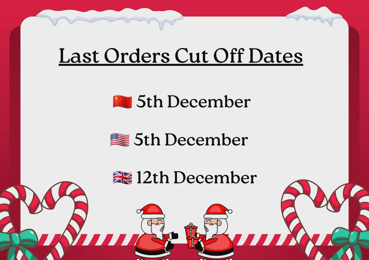 Christmas Cut Off Dates