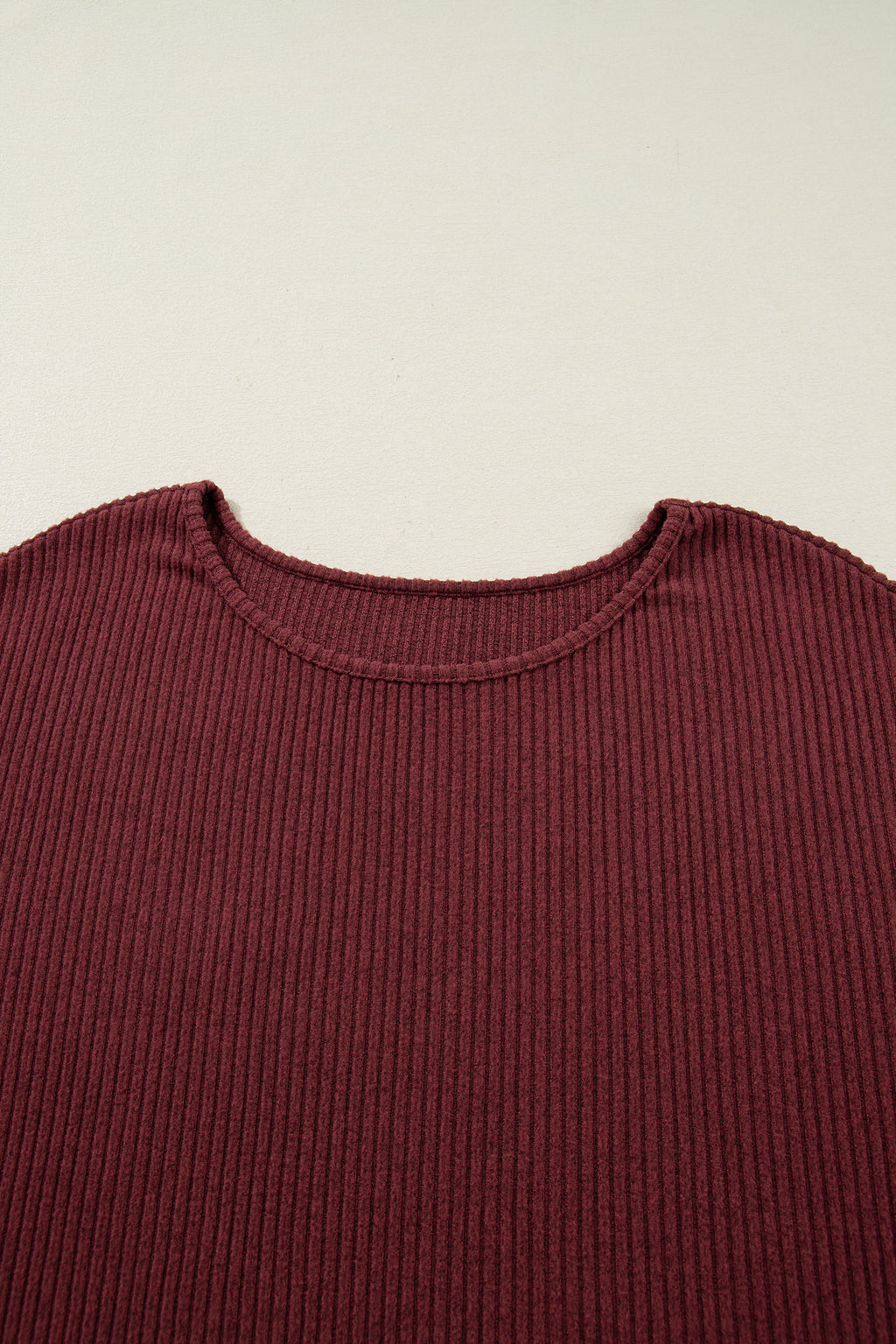 Wild Ginger Plus Size Ribbed Button Decor Long Sleeve Loose Top 🇺🇸