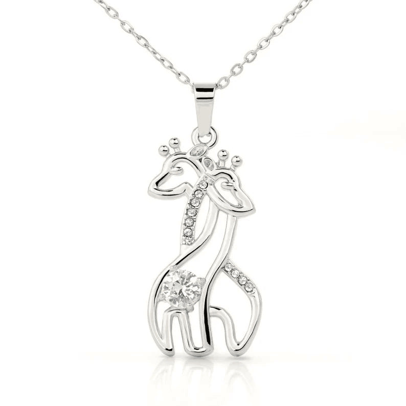 Giraffe Necklace Micro Inlaid Zirconium Fashion Simple Clavicle Chain 🇨🇳