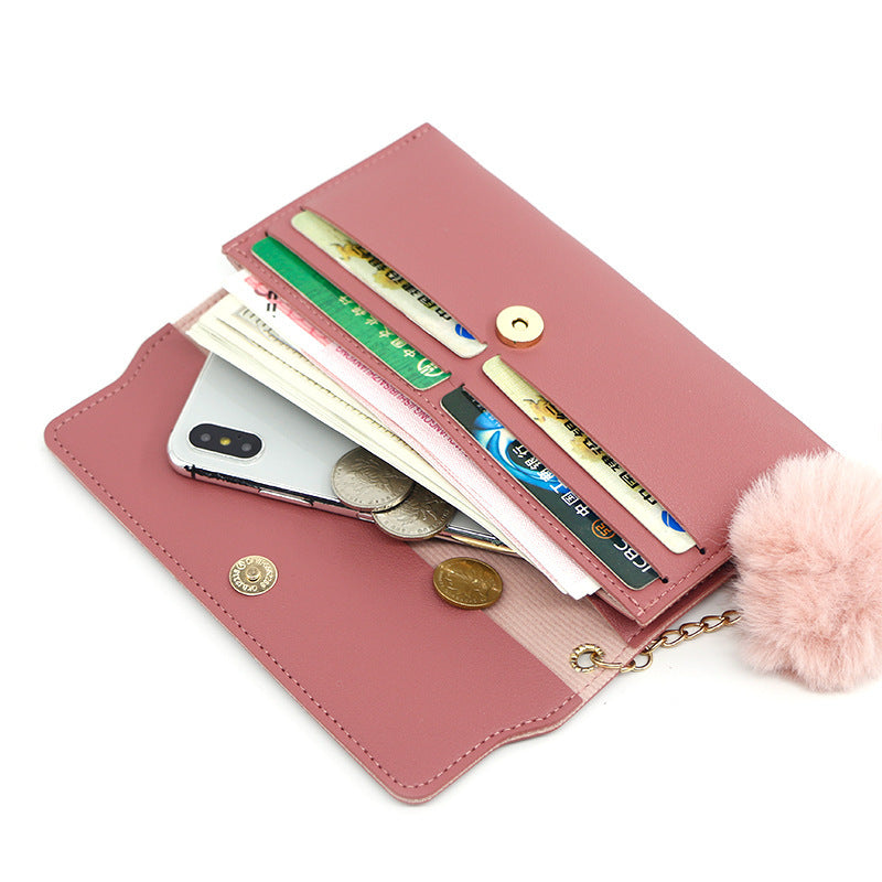 Ladies' Long Wallet With Butterfly Flowers And Simple Loose Change 🇨🇳