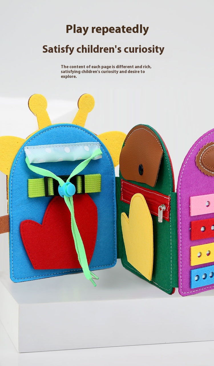 Shaped Giraffe Colored Felt Learning Board 🇨🇳