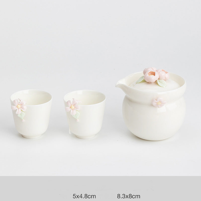 Ceramic Small Teapot Brewing Tea Pot Anti-Scalding Hand Grasp Pot 🇨🇳