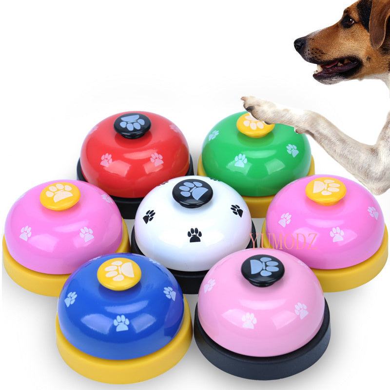 Cat And Dog Trainer Pet Footprints Ringing The Bell 🇨🇳