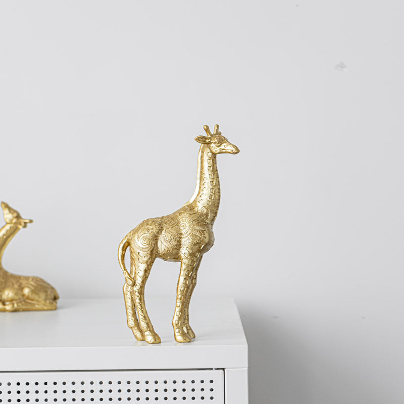Giraffe Shape Resin Craft Ornament 🇨🇳