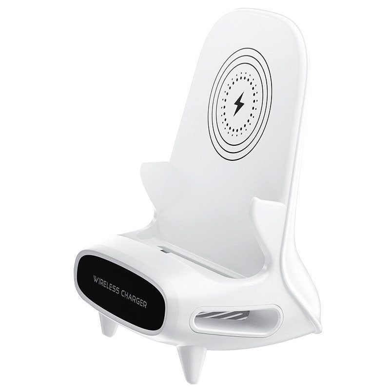 Portable Mini Chair Wireless Charger Desk Mobile Phone Holder Wireless Charger 10W Fast Charge Special Gift. 🇨🇳