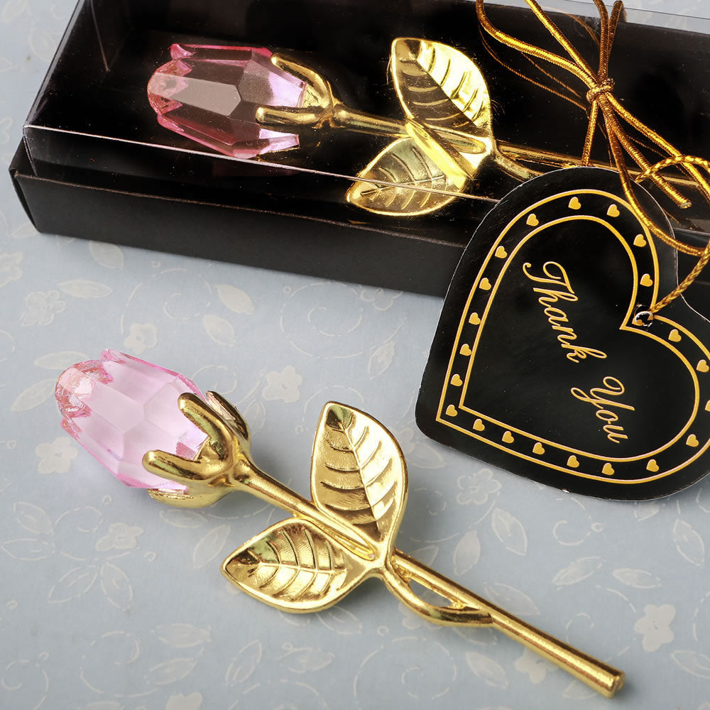 Metal Crystal Rose Decorations 🇨🇳