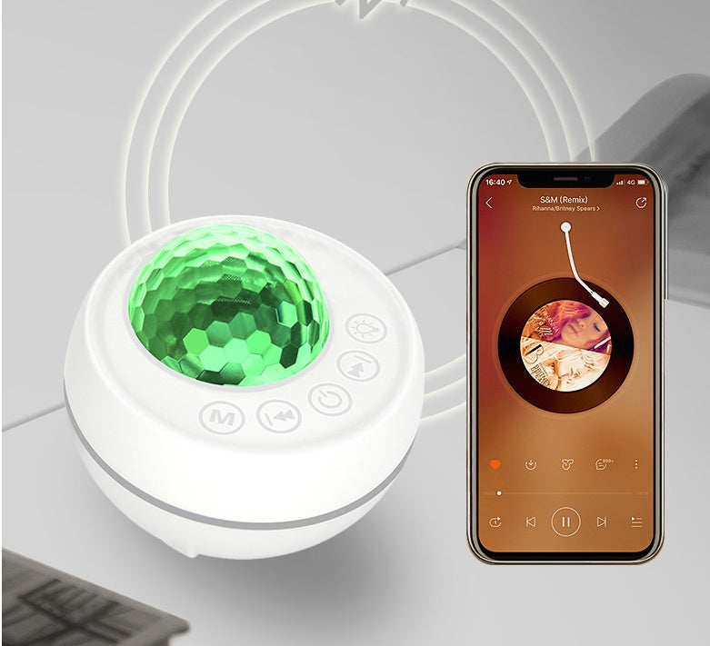 Bathroom Magic Sound Light Swimming Pool Outdoor Small Magic Ball Atmosphere Light Bluetooth Waterproof Speaker Music Voice Control Stage Small Audio 🇨🇳