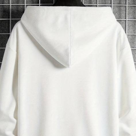 Men's Casual Geometric Pattern Hooded Sweater
With Bag 🇨🇳