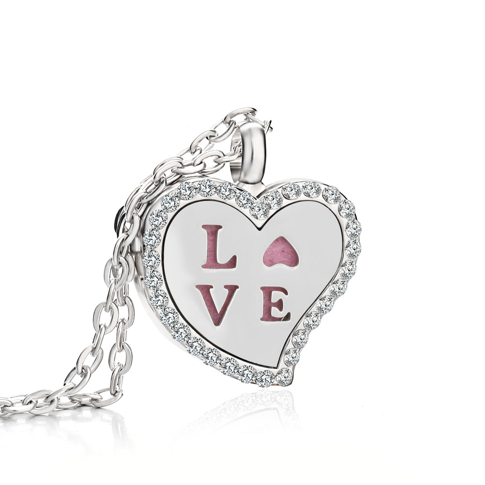 Jewelry Heart Fragrance Essential Oil Diffuser Necklace 🇨🇳