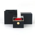 Rotating Soap Flower Rose Gift Box Creative Rotating Rose Jewelry Packaging Box 🇨🇳