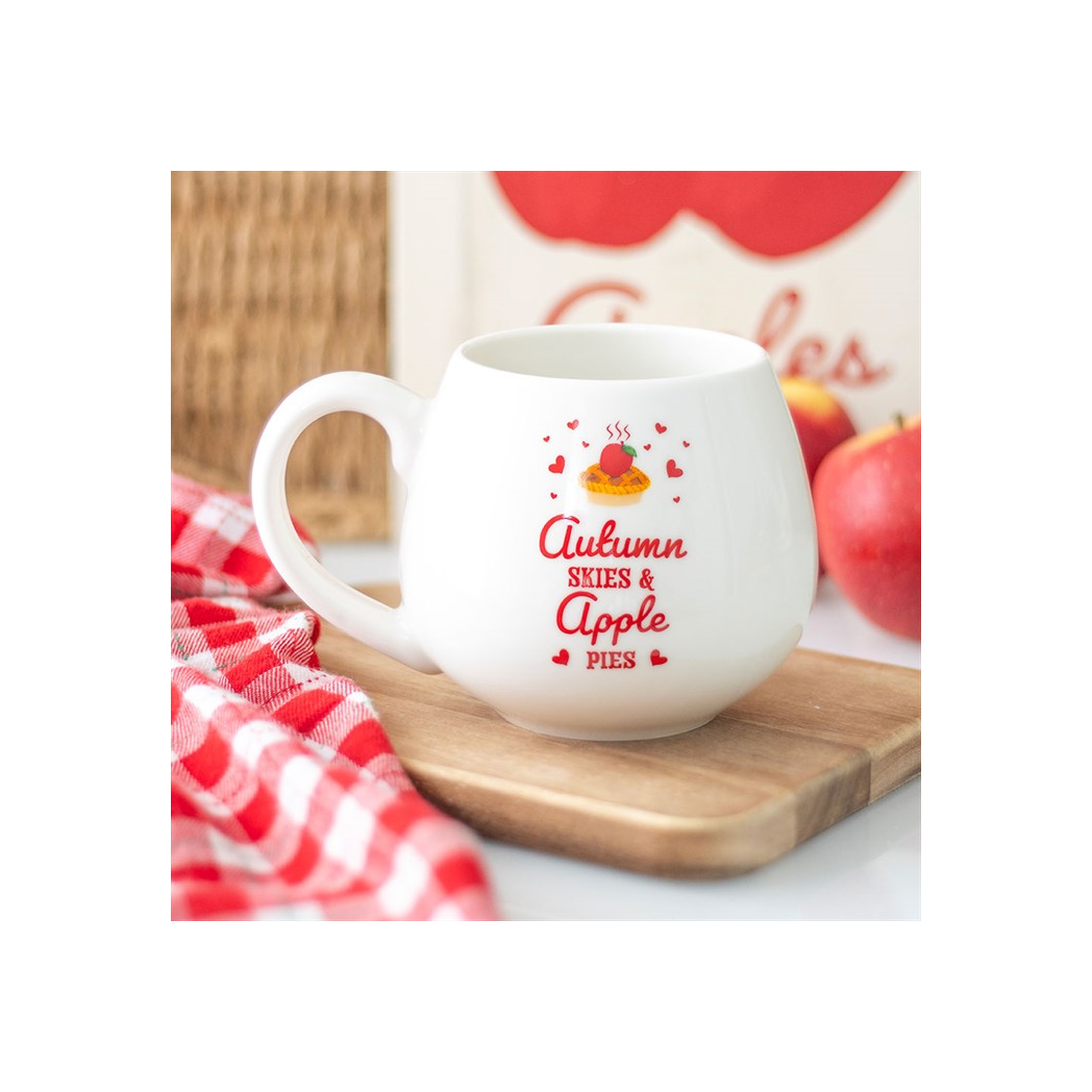 Autumn Skies & Apple Pies Rounded Mug 🇬🇧