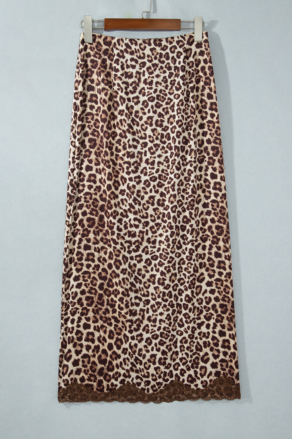 Multicolour Cheetah Print Trim Split Long Western Skirt 🇺🇸