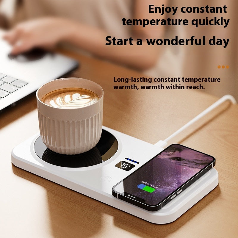 Multifunctional Home Smart Thermal Cup Pad Wireless Charging Heating Base 🇨🇳