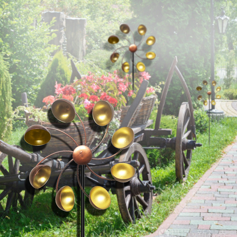 Pastoral Wrought Iron Multicolor Garden Insert 🇨🇳
