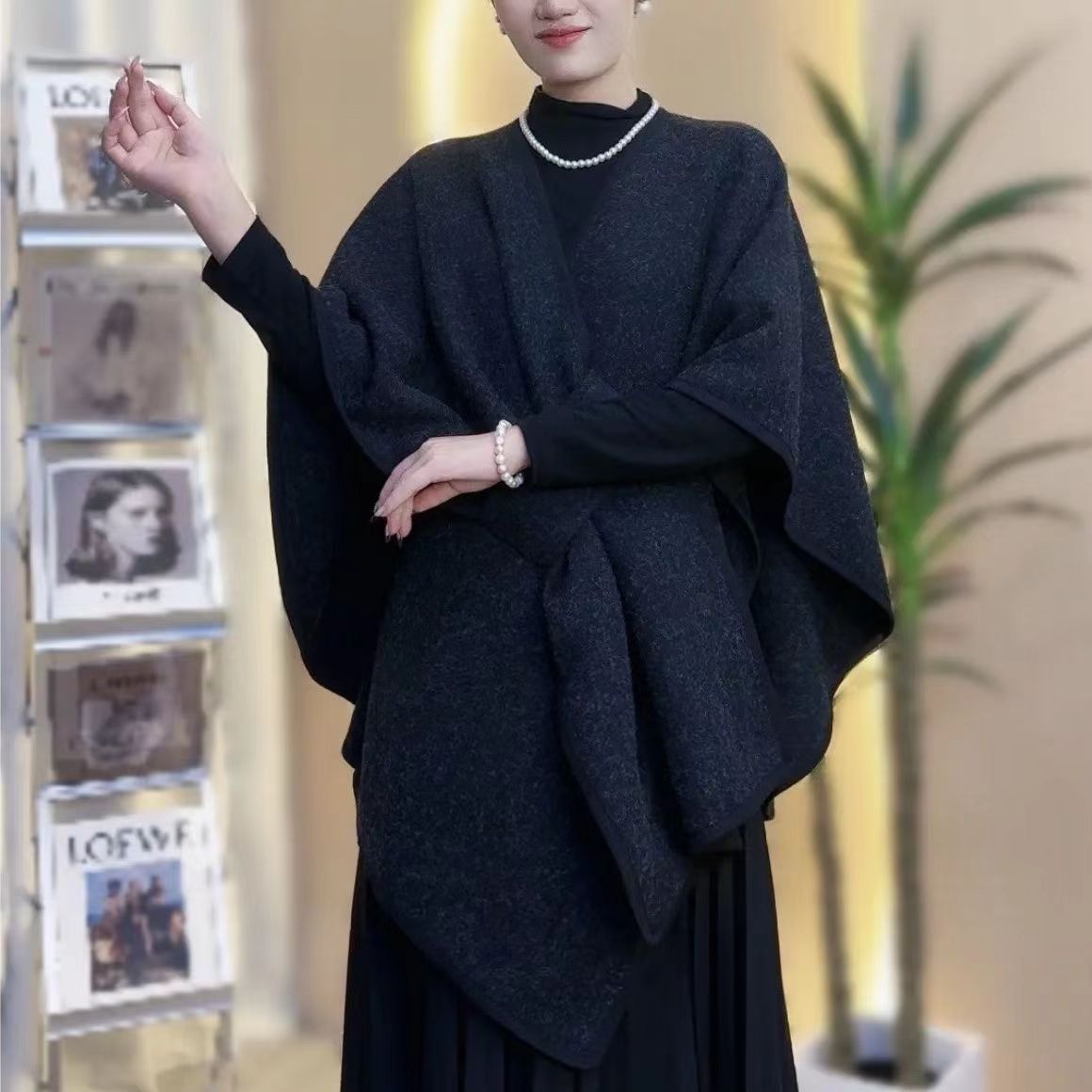 Knitted Cardigan Cape And Shawl 🇨🇳