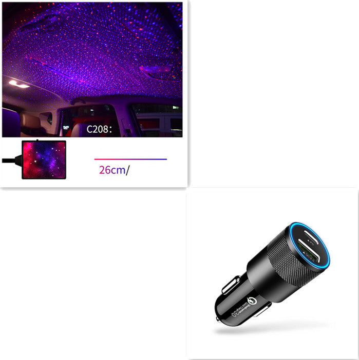 Star Light Projector Party Lights USB LED Light Interior Lighting LED Interior Car Lights Starry Sky Galaxy Night Lights 🇨🇳