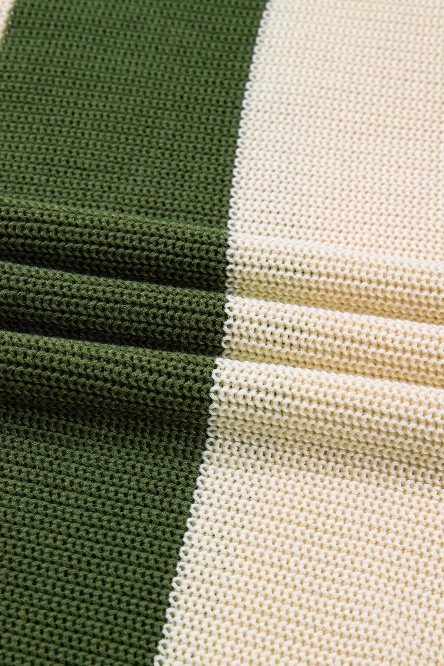 Green Stripe Colorblock Notched Neck Plus Size Sweater 🇺🇸