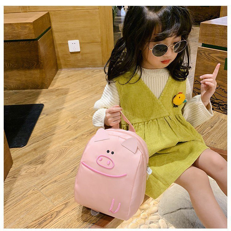 Cartoon Shoulder Nylon Cloth Children's Leisure School Bag 🇨🇳