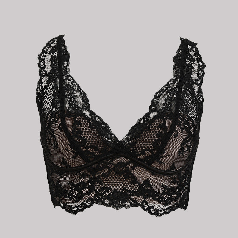 Womens French-style Backless Wireless Camisole Lingerie 🇨🇳