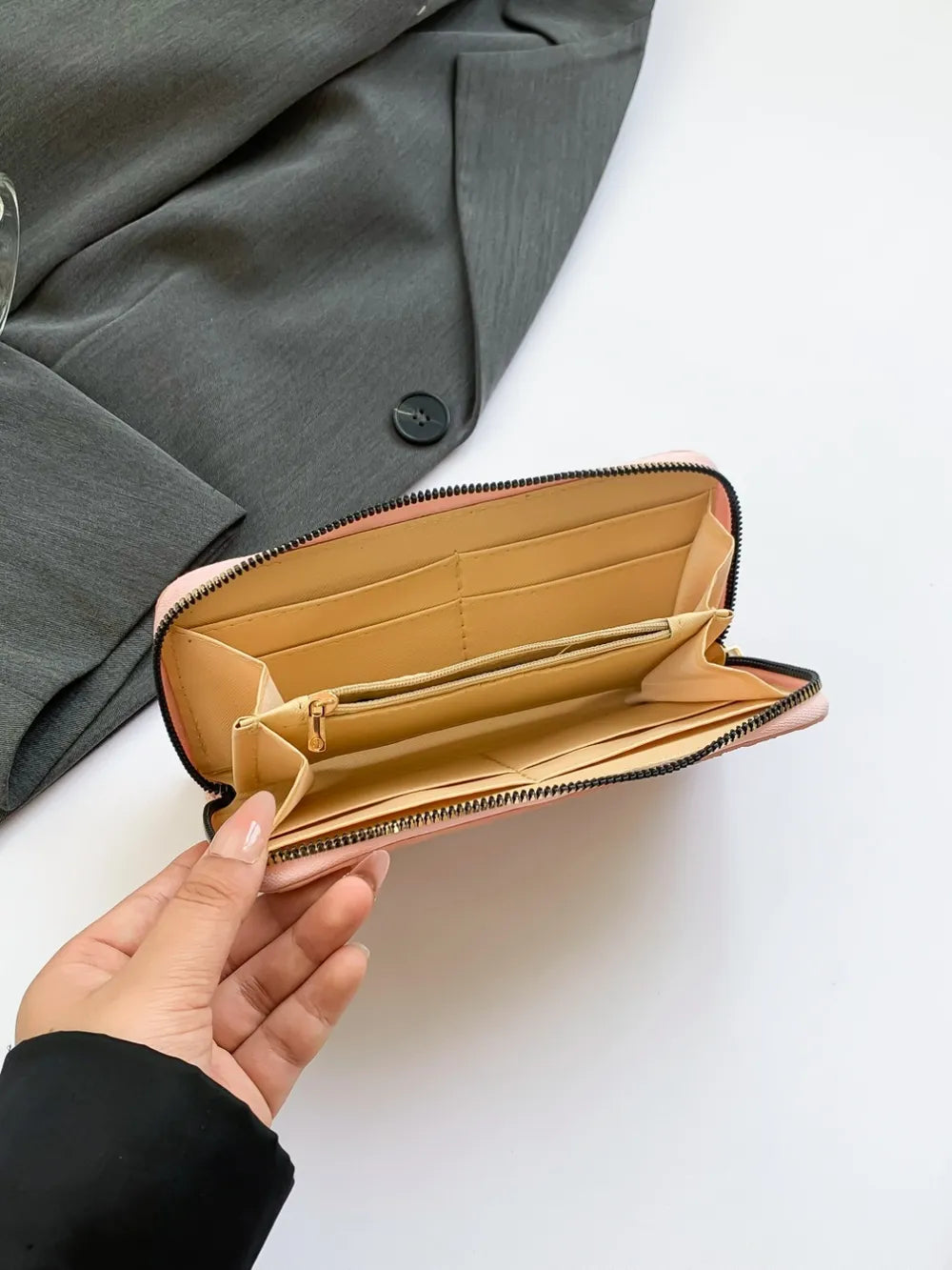 PU Leather Solid Color Wallet 🇨🇳
