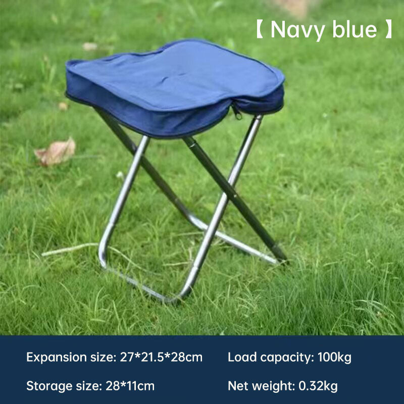 Aluminum alloy outdoor folding portable simple camping handbag stool 🇨🇳