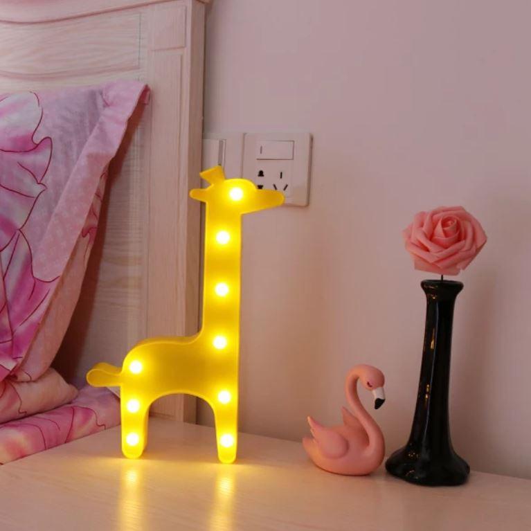 LED Giraffe Shaped Light String Decoration Wall Hanging 🇨🇳