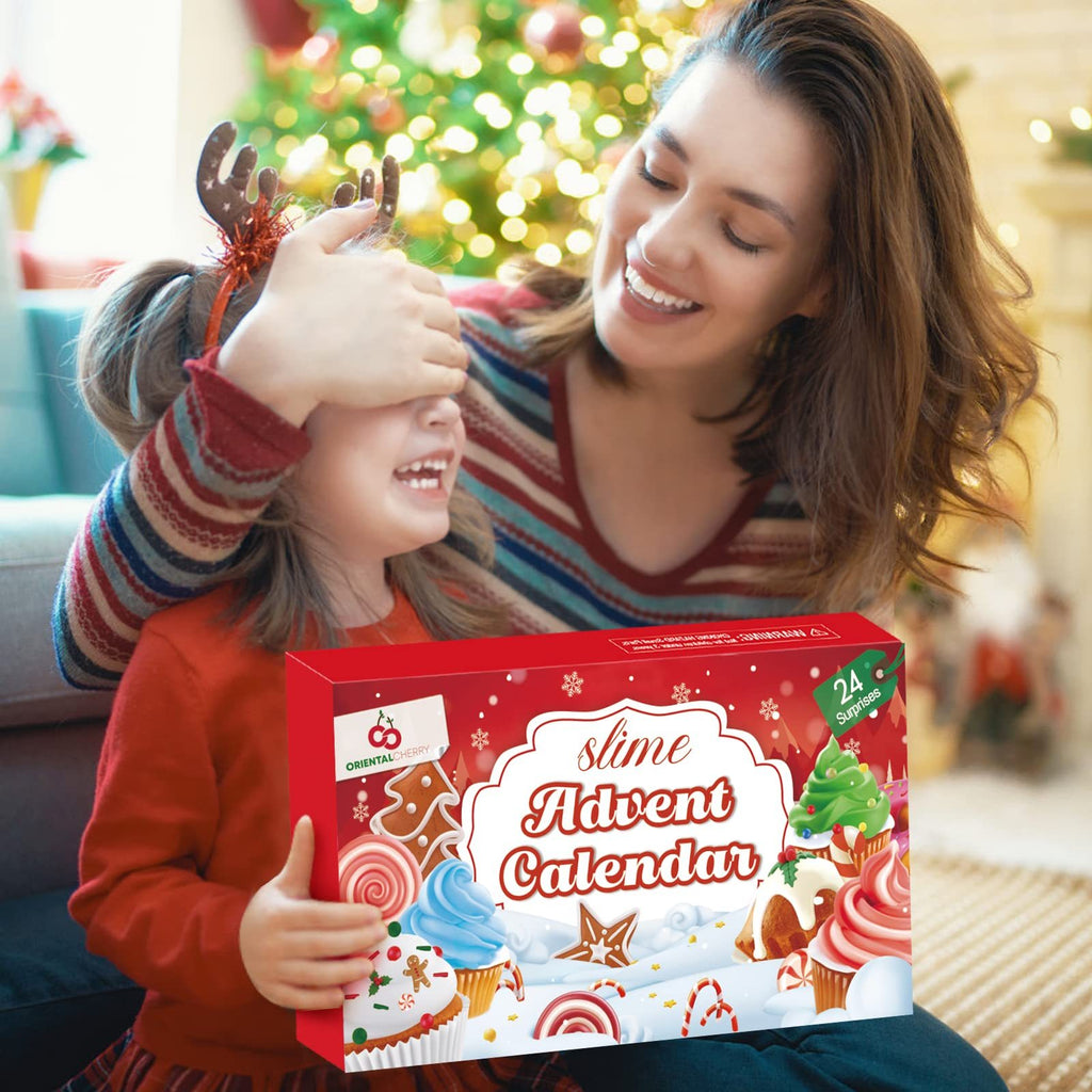 2025 Slime Christmas Countdown Calendar Pinch Music Toy 🇨🇳