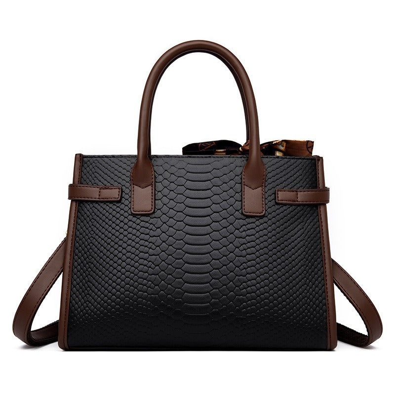 women's bag genuine leather embossed snakeskin pattern 🇨🇳