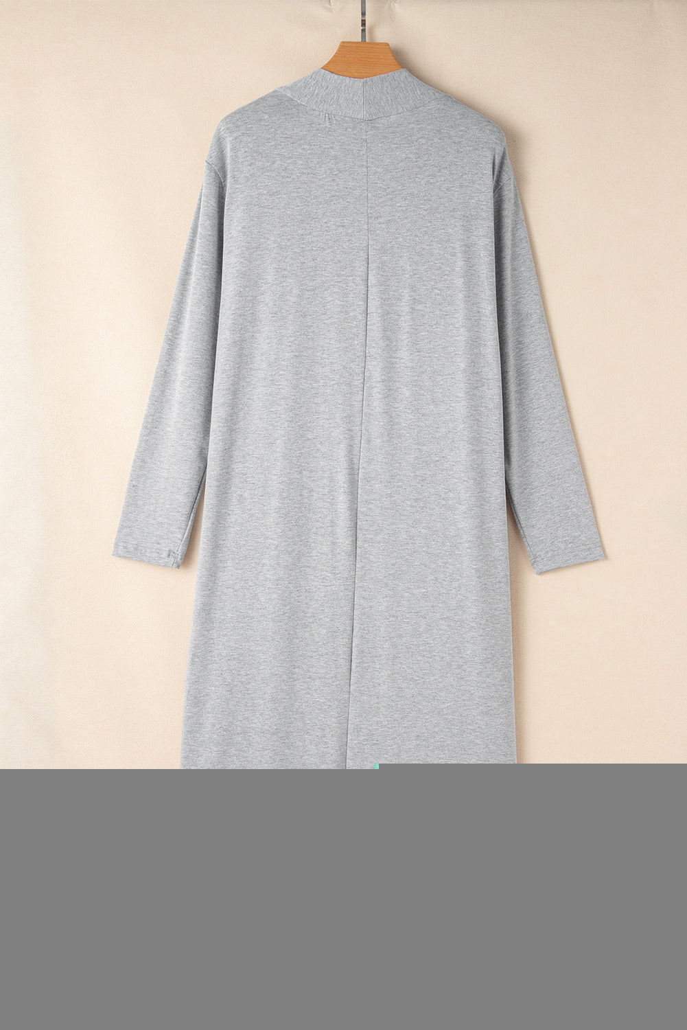 Light Grey Split Long Cardigan and Skinny Pants Lounge Set 🇨🇳