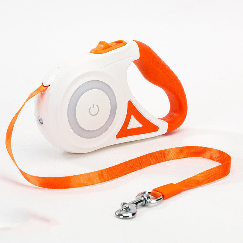 Dog Leash Retractable Leash And Dog Collar Spotlight Automatic Pet Dog Cat Traction Rope For Small Medium Dogs Pet Product 🇨🇳