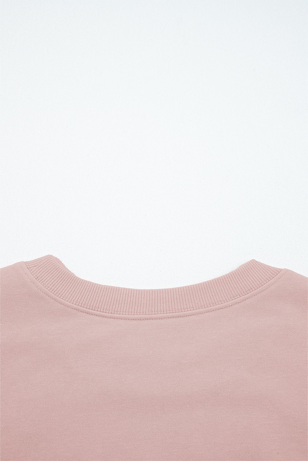 Light Pink Drop Shoulder Puff Sleeve Crop Pullover Drawstring Wide Leg Pants Set 🇺🇸
