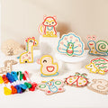 Handmade Embroidery Rope Game Thinking Hand-eye Coordination Educational Toys 🇨🇳