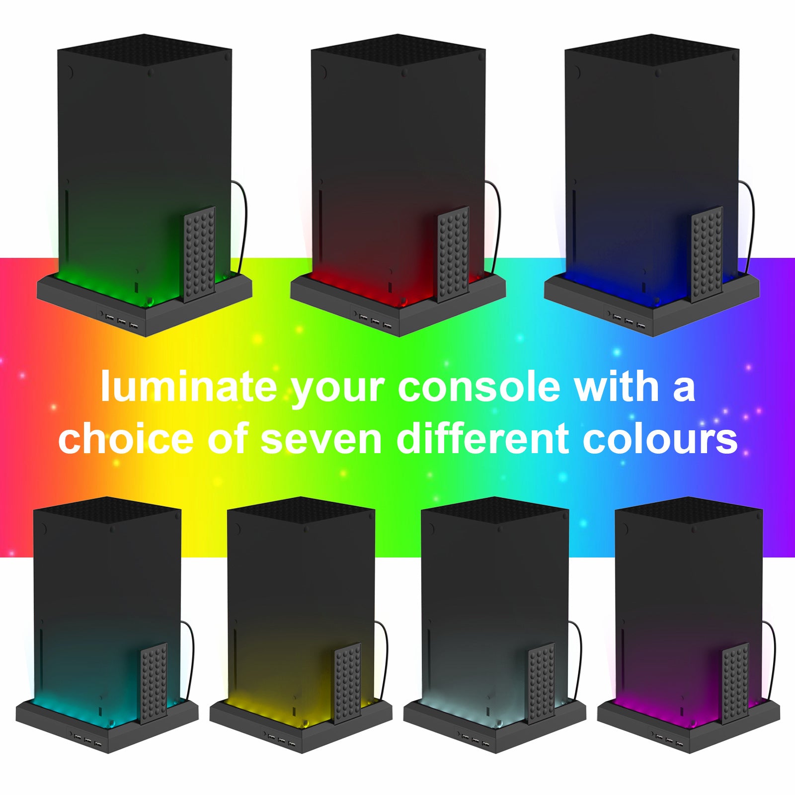 XBOX Series X/S controller, host, ambient lighting effect, RGB seven color luminous base, game peripheral accessories 🇨🇳