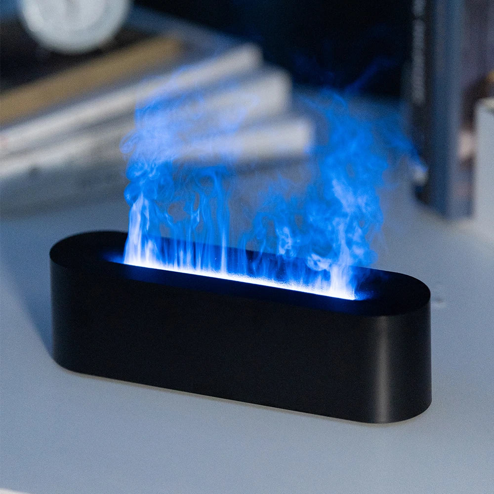 Flame Aroma Diffuser Air Humidifier Ultrasonic Cool Mist Maker Fogger with essential oil 🇨🇳