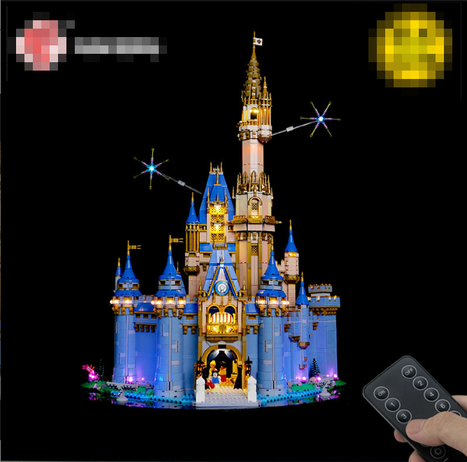 LP building block lighting suitable for LEGO 43222 new Disney Cinderella Castle building block LED remote control light 🇨🇳