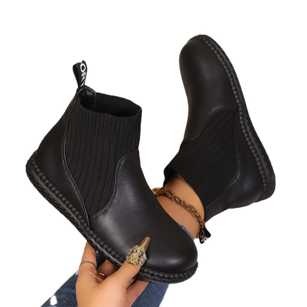 Round headed Martin boots with flat bottom 🇨🇳