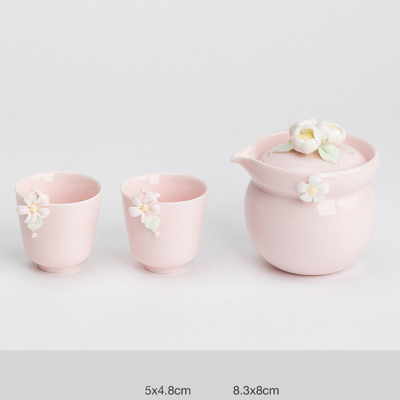 Ceramic Small Teapot Brewing Tea Pot Anti-Scalding Hand Grasp Pot 🇨🇳