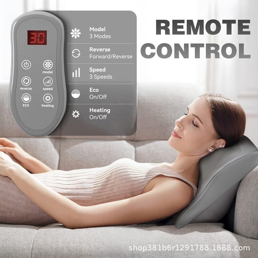 Home Use Multi-Function Massage Pillow for Neck, Shoulder, Waist, and Back with Electric Massager for Shoulder and Cervical Care 🇨🇳